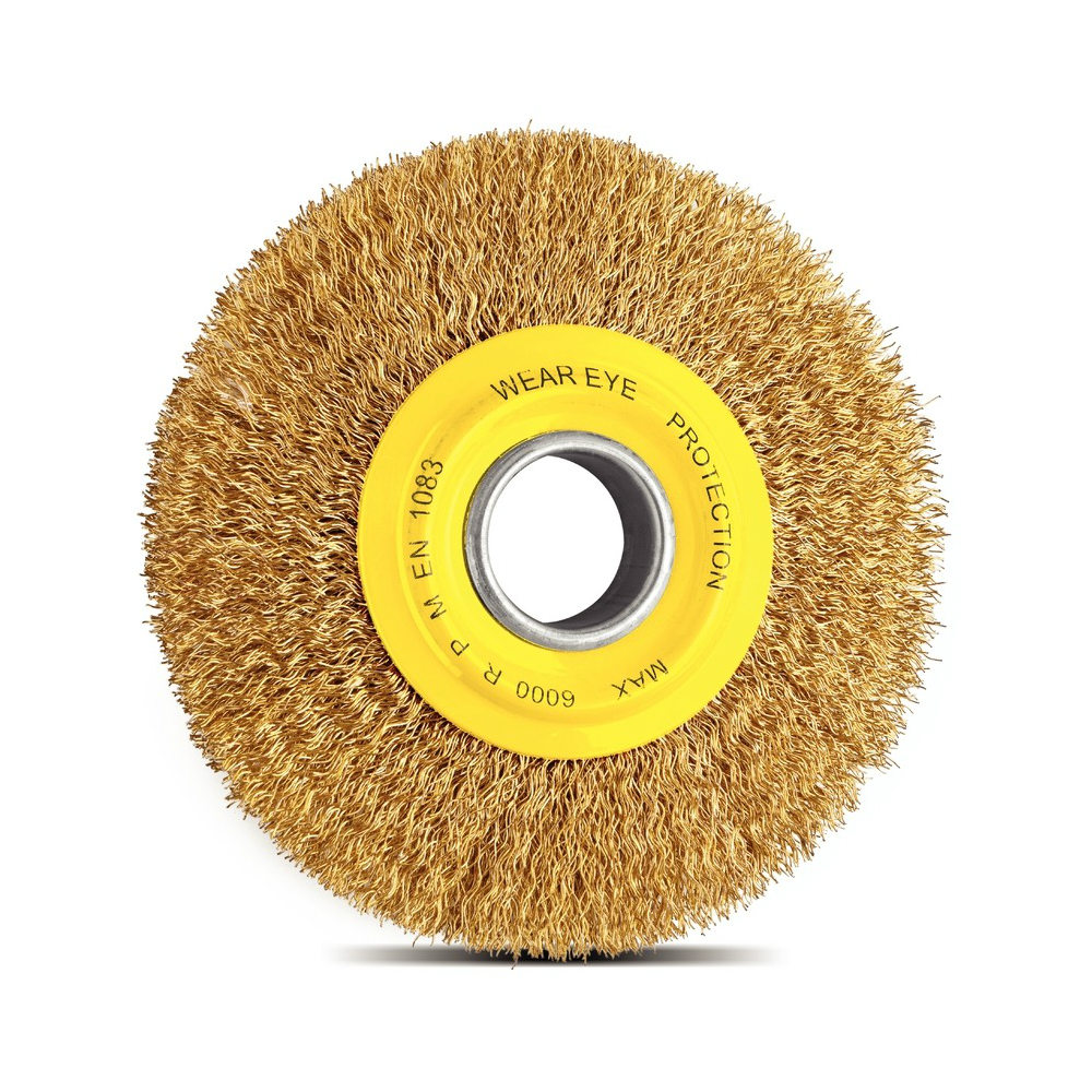 Escova Circular Arame Ondulado 6"x3/4" - Tramontin