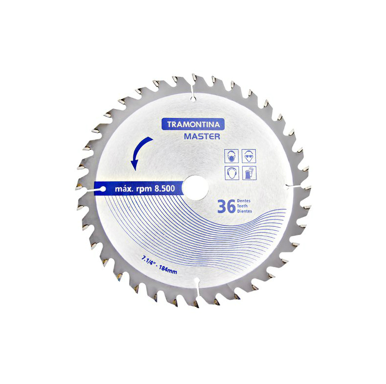 Disco Corte p Serra Circular de 7.1/4" 36 dentes